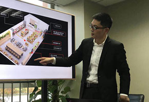 瓜熟蒂落品牌店面设计亮相·广州星空电子设计公司