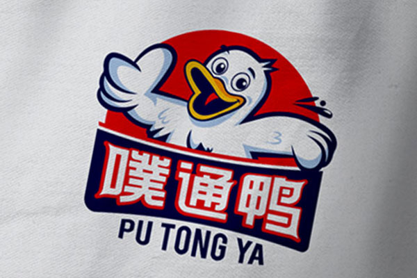 ​“噗通鸭”品牌Logo设计说明x星空电子设计